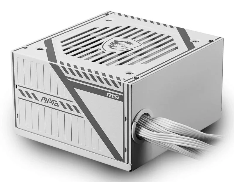Sursa PC MSI MAG A650BNL 650W ALB 80 PLUS Bronze eficienta 85%, non modulara, Active PFC, Protectii OCP, OVP, OPP, SCP, ATX