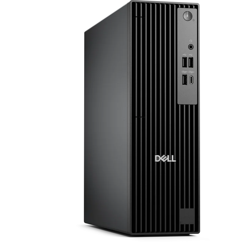 Dell Pro Slim Plus QCS1250, 180W PSU, EPEAT 2018 Registered (Silver), ENERGY STAR Qualified, Intel(R) Core(TM) Ultra 5 235 (R) (13 TOPS NPU, 14 cores, up to 5.0GHz), Integrated Graphics, 16GB: 1 x 16GB, DDR5, up to 5600 MT/s, non-ECC, 512GB SSD, No