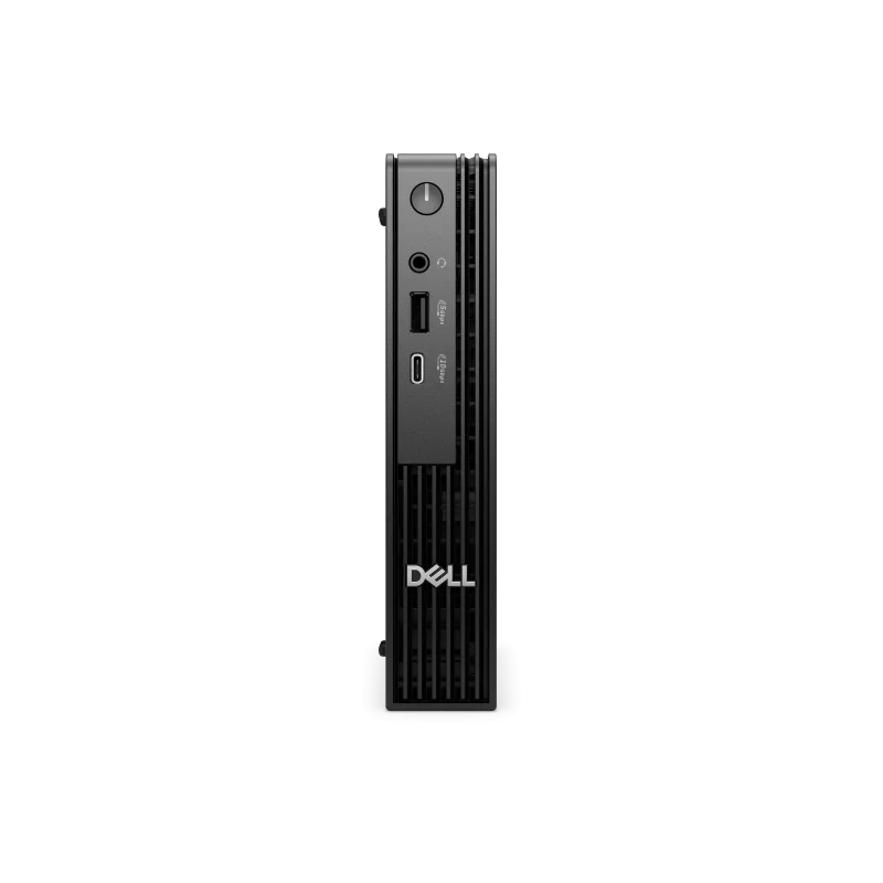 Dell Pro Micro QCM1250, 65W AC rugged adapter, 4.5mm barrel, E4, ENERGY STAR Qualified, EPEAT Gold with Climate+, Intel(R) Core(TM) i3 14100T (4 cores, up to 4.4GHz), 35W CPU, 16 GB: 1 x 16 GB, DDR5, up to 4800 MT/s, non-ECC, No Optical Drive, Internal