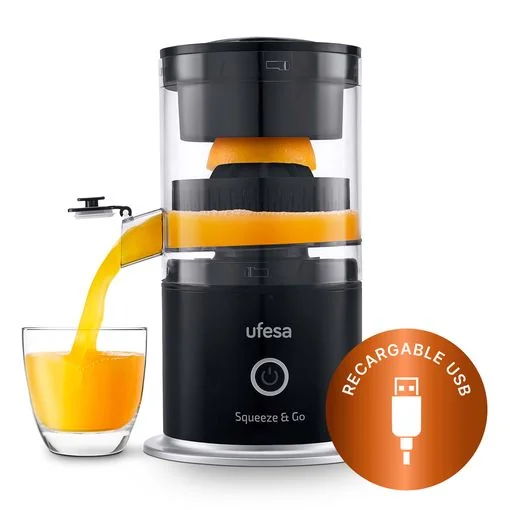 JUICE EXTRACTOR USB SQUEEZE&GO/BLACK 71205622 UFESA Ufesa