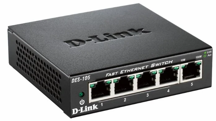 NET SWITCH 5PORT 10/100M/FAST ETH DES-105 D-LINK D-Link