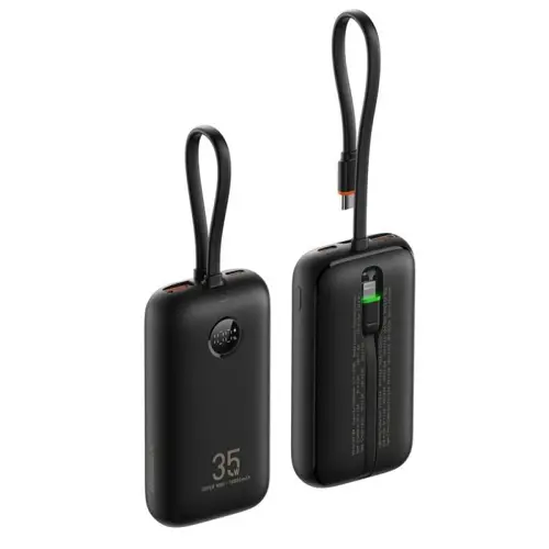 POWER BANK USB 10000MAH PD35W/K1 W1188 BLACK W1188BLK VEGER Veger