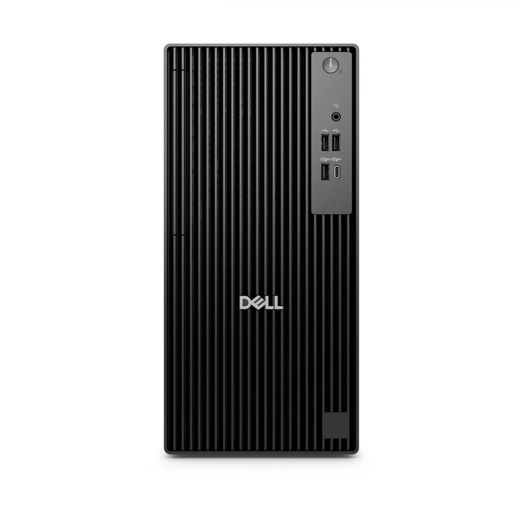 Dell Pro Tower QCT1255, 180W Bronze PSU, ENERGY STAR Qualified, EPEAT Silver with Climate+, AMD Ryzen 3 8300G (4 cores, up to 4.9GHz), Integrated Graphics, 8 GB: 1 x 8 GB, DDR5, up to 4800 MT/s, non-ECC, 512 GB, SSD, Internal speaker, 8x DVD+/-RW/RAM
