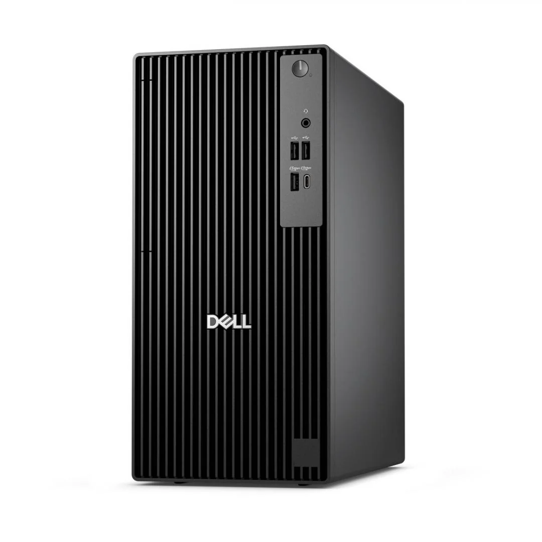 Desktop Dell PRO Tower QCT1250, 180W Bronze PSU, ENERGY STAR Qualified, Intel Core i5-14500 vPro (14 cores, up to 5.0GHz), Integrated Graphics, 8 GB: 1 x 8 GB, DDR5, up to 4800 MT/s, non-ECC, 512 GB, SSD, 8x DVD+/- RW/RAM 9.5mm Slimline Optical Disk