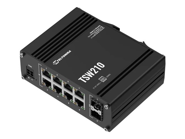 NET SWITCH 8PORT 10/100/1000/2SFP TSW210 TELTONIKA Teltonika