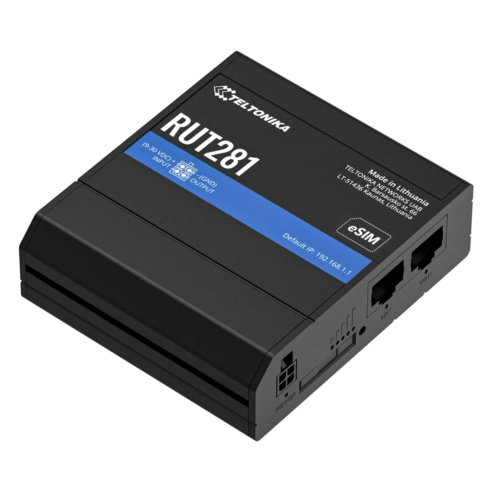 WRL ROUTER LTE CAT 4/RUT281 TELTONIKA Teltonika