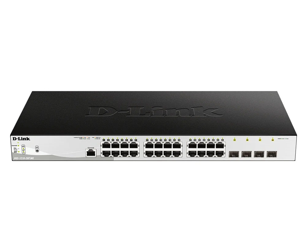 NET SWITCH 24PORT 10/100/1000/POE DGS-1210-28P/ME D-LINK D-Link