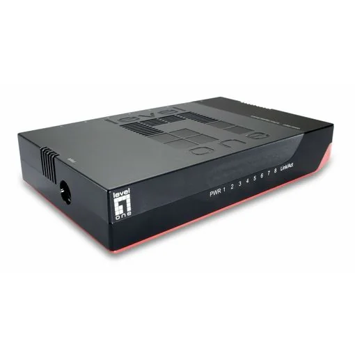 NET SWITCH 8PORT 10/100/1000M/GSW-0807 LEVELONE Levelone