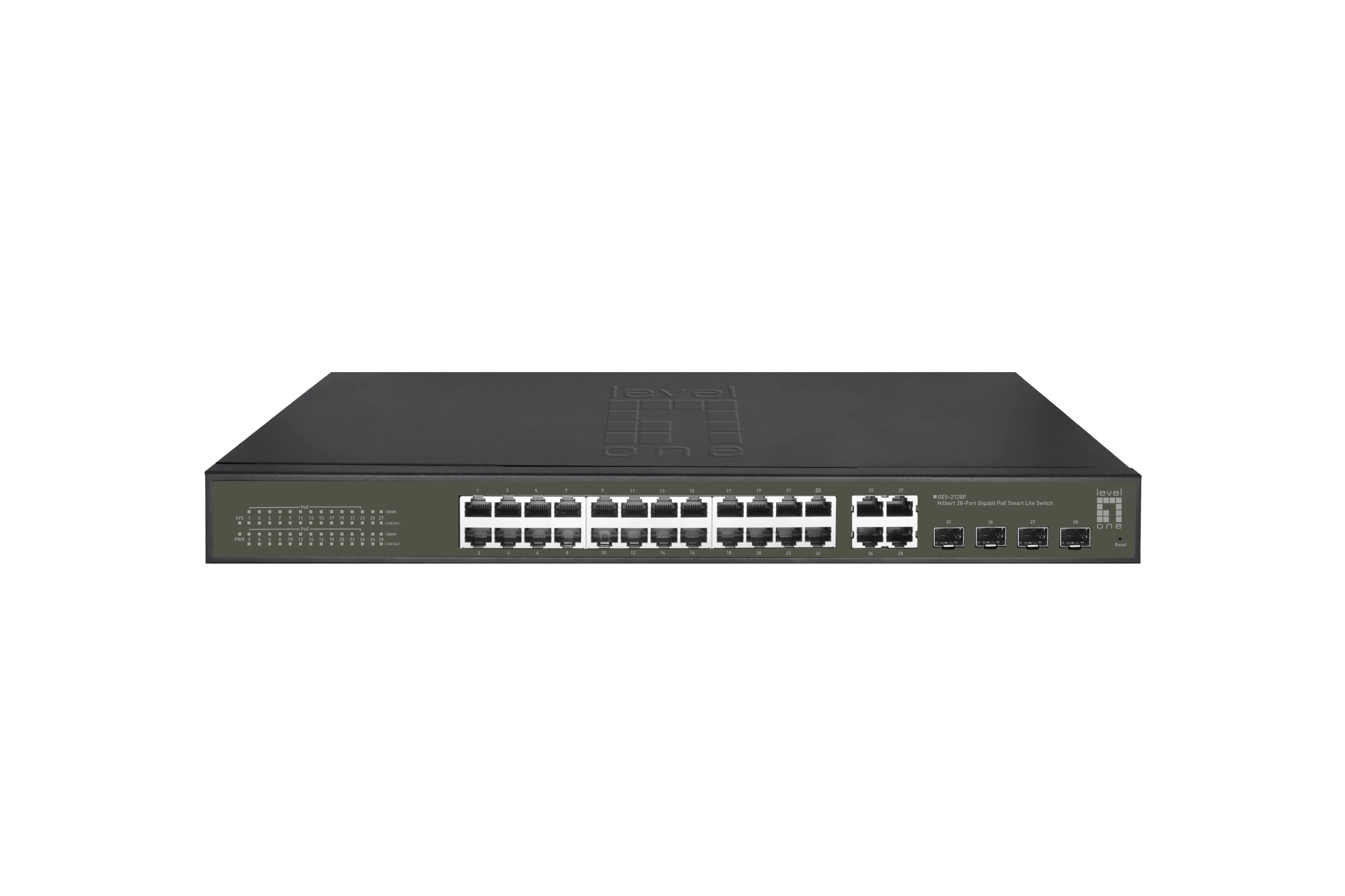 NET SWITCH 28PORT 24POE 1000M/GES-2128P LEVELONE Levelone