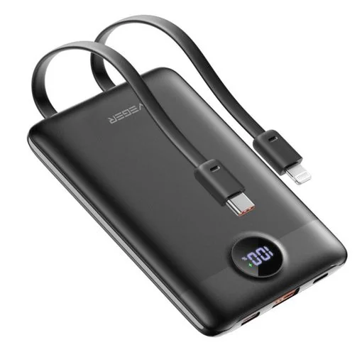 POWER BANK USB 10000MAH/W/CABLE C11 W1170-BLACK VEGER Veger