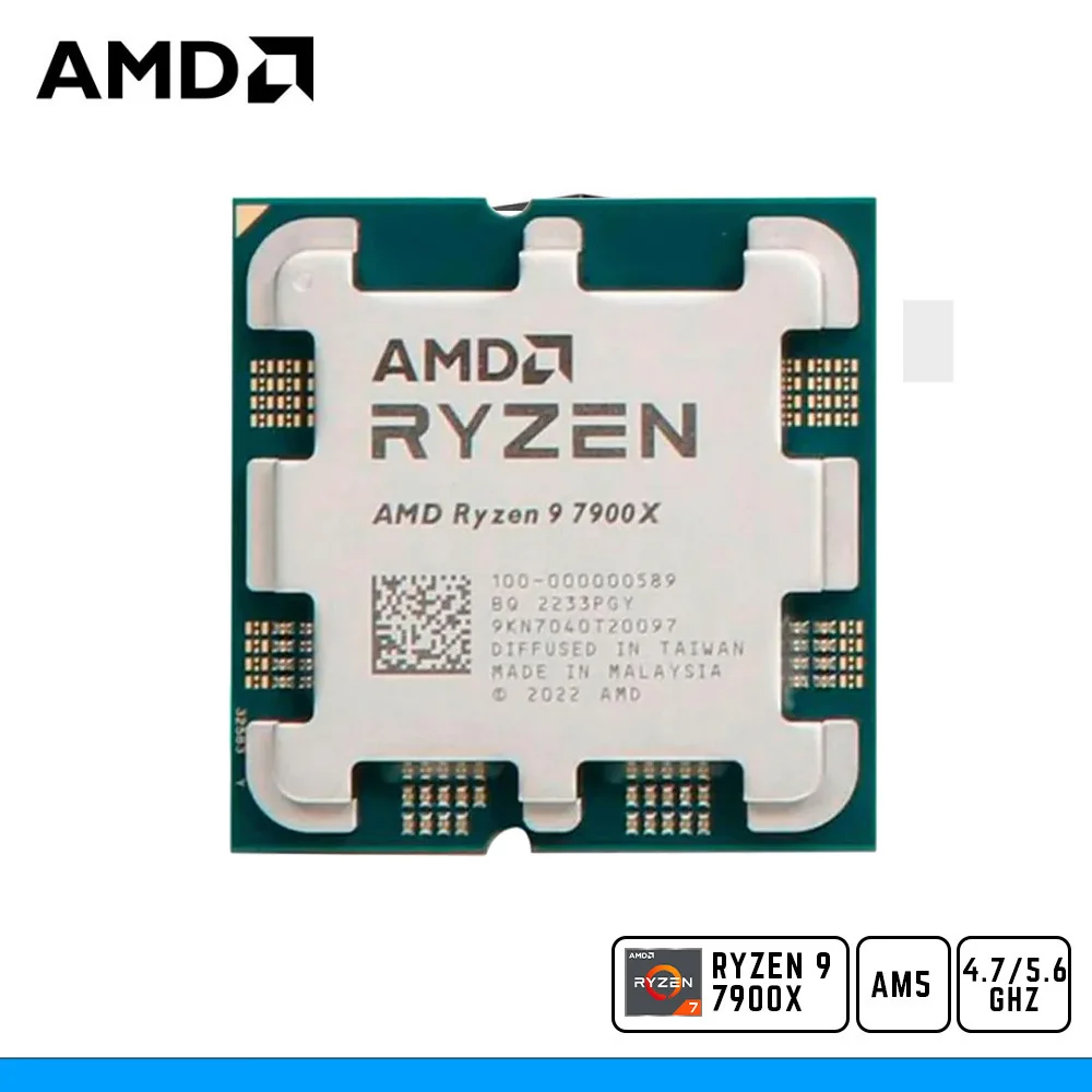 CPU RYZEN X12 R9-7900X SAM5 BX/170W 100-100000589WOF AMD AMD
