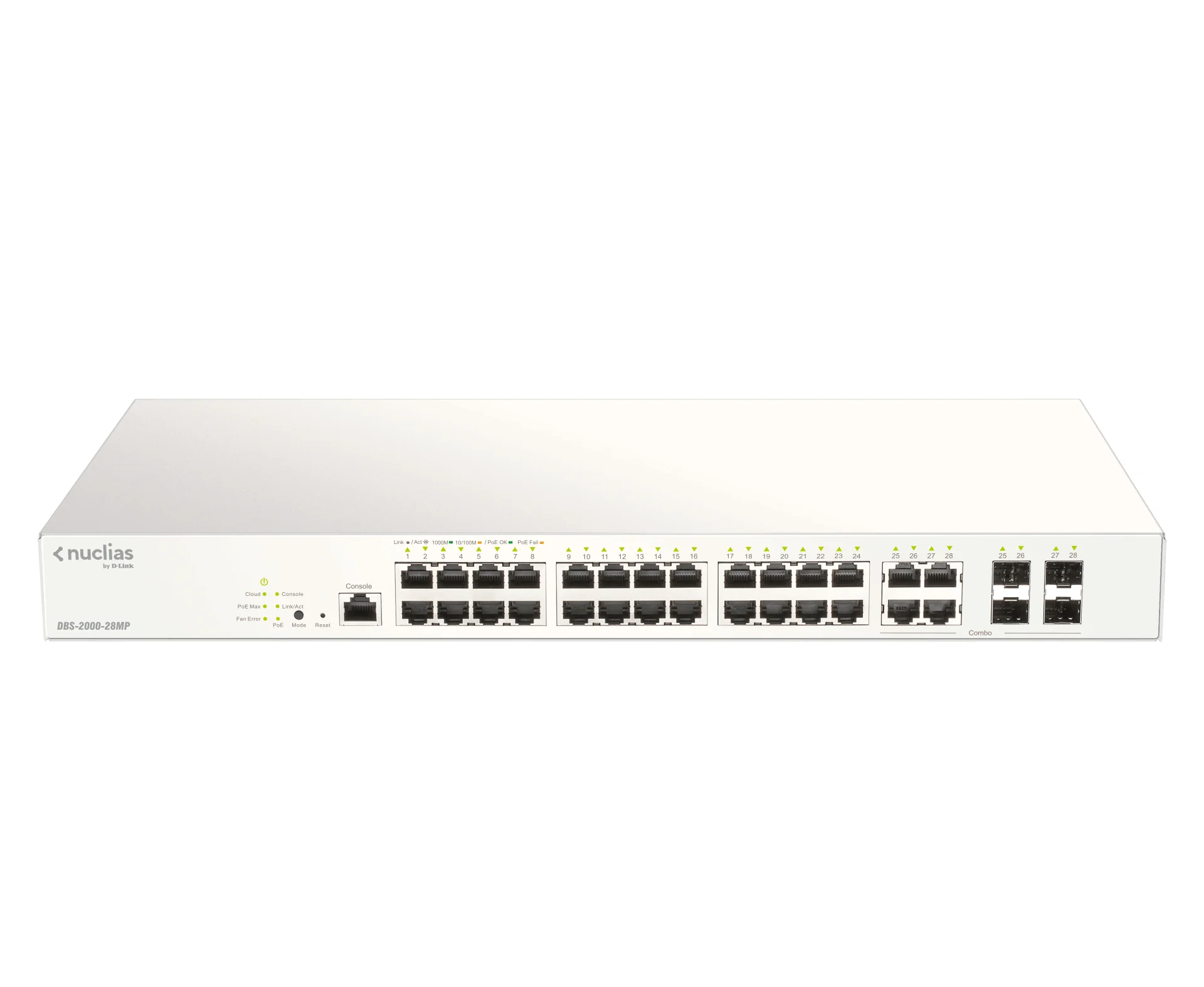 NET SWITCH 28PORT 100/1000/4SFP DBS-2000-28MP D-LINK D-Link