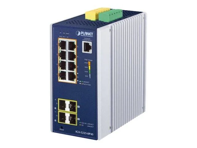 NET SWITCH 8PORT 1000M/IGS-5225-8P4S PLANET Planet