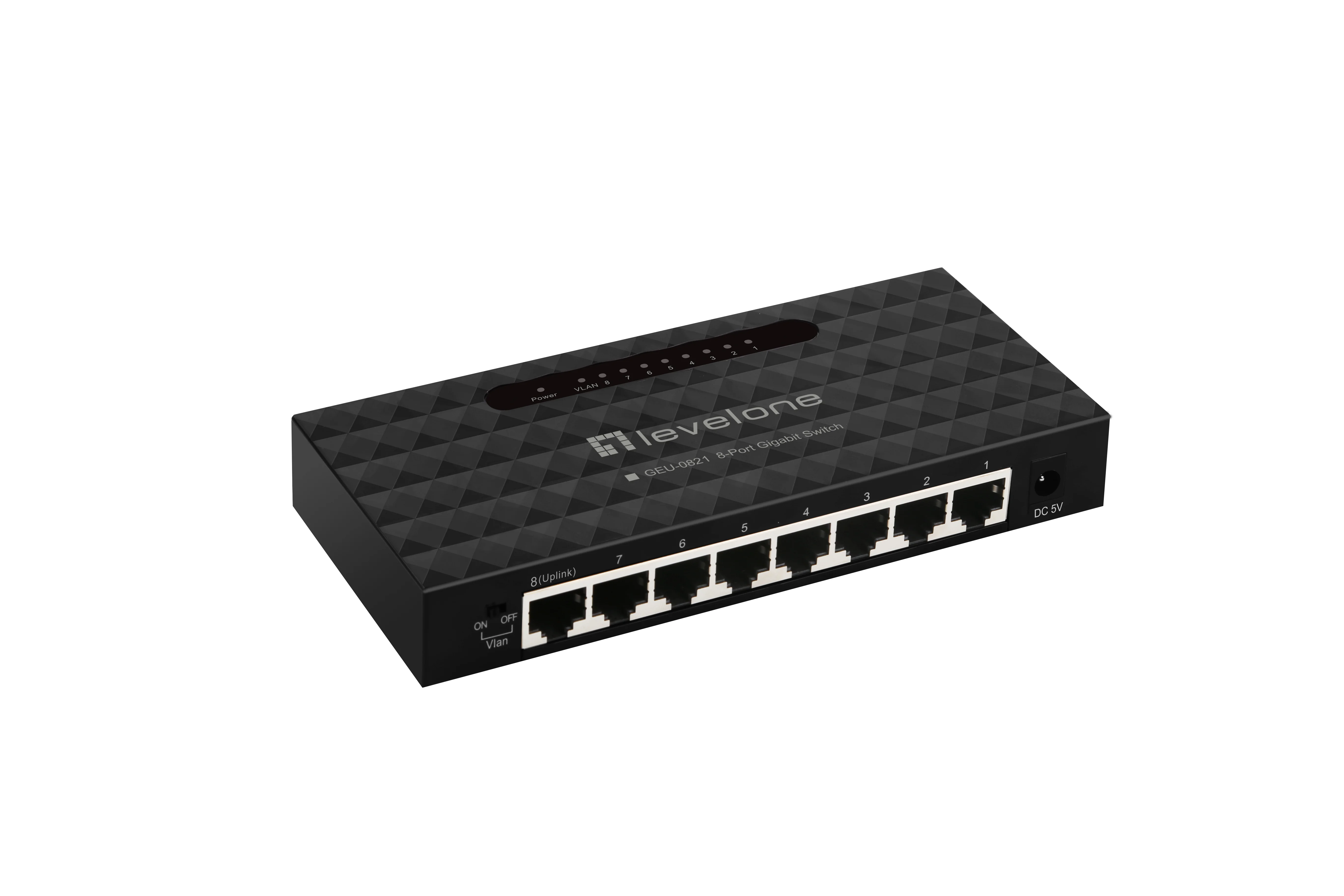 NET SWITCH 8PORT 10/100/1000M/GEU-0821 LEVELONE Levelone