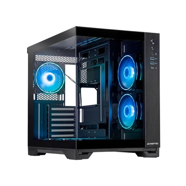 CASE MIDITOWER ATX W/O PSU/GM-30B-TG-OP CHIEFTEC Chieftec