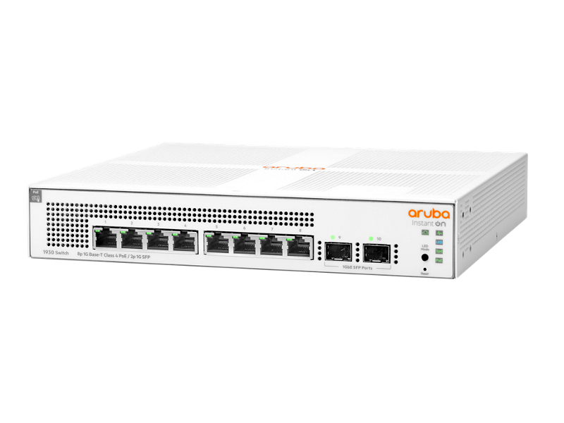 NET SWITCH 8PORT 1000M 2SFP/ION 1930 JL681A ARUBA BY HPE Aruba