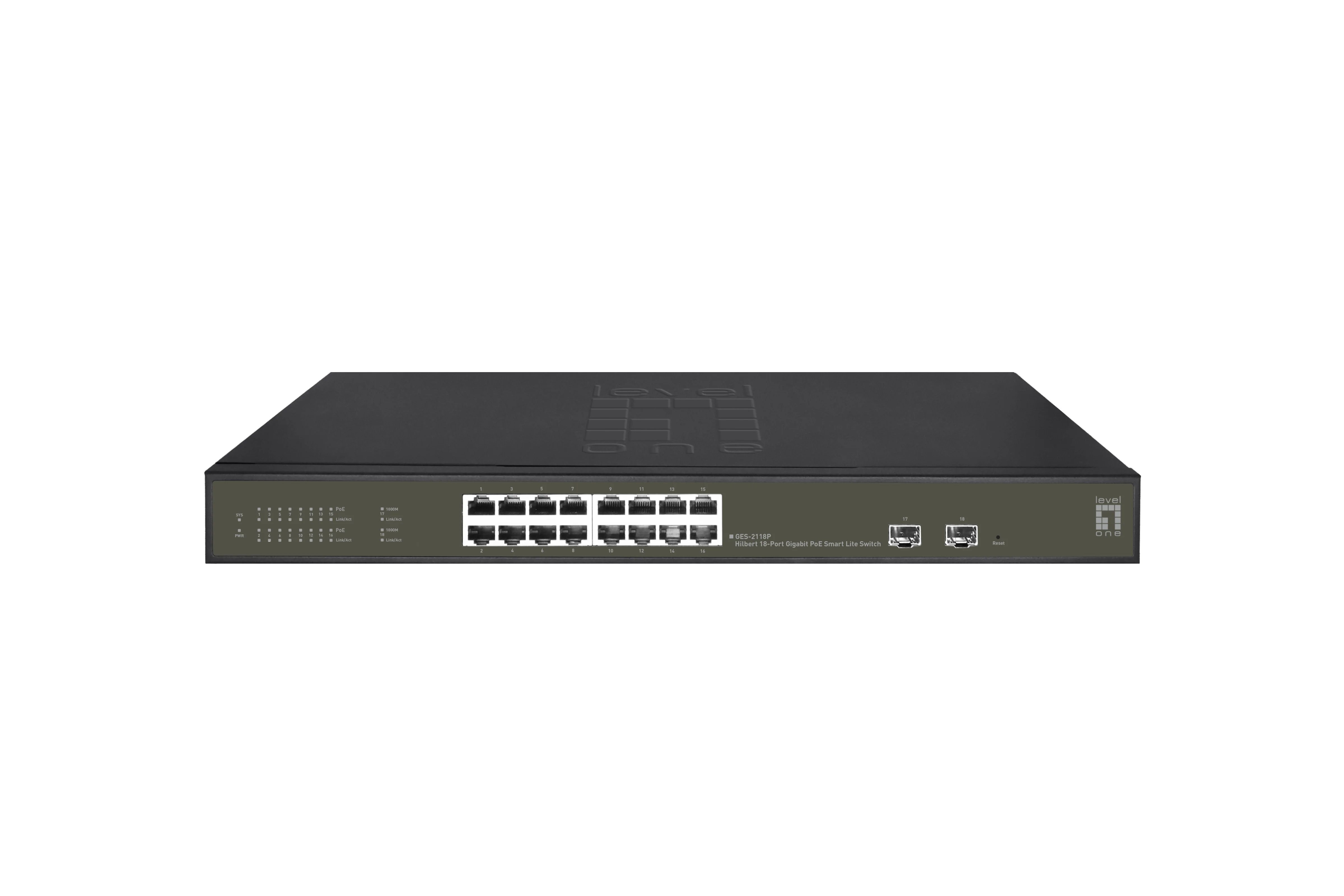 NET SWITCH 18PORT 16POE 1000M/GES-2118P LEVELONE Levelone