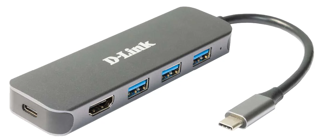 I/O HUB USB-C 5-IN-1/DUB-2333 D-LINK D-Link