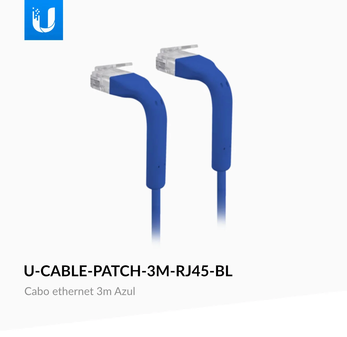 PATCH CABLE RJ45 3M/U-CABLE-PATCH-3M-RJ45 UBIQUITI Ubiquiti
