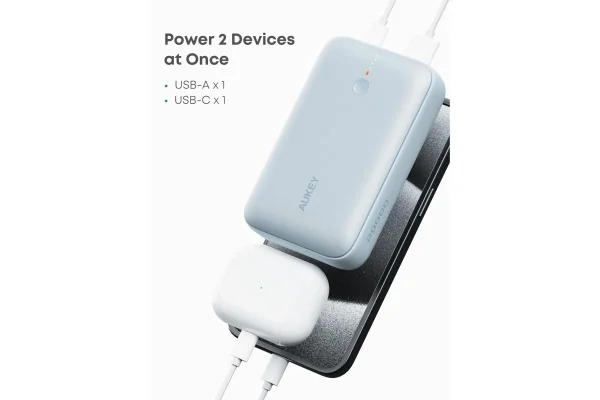 POWER BANK USB 20000MAH/PB-Y57 BLUE AUKEY Aukey