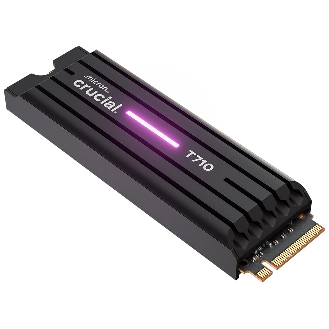 SSD PCIE G5 M.2 NVME 4TB W/HS/T710 CT4000T710SSD5 CRUCIAL Crucial