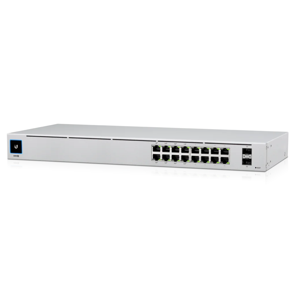 NET SWITCH 16PORT 1000M 2SFP/POE USW-16-POE UBIQUITI Ubiquiti