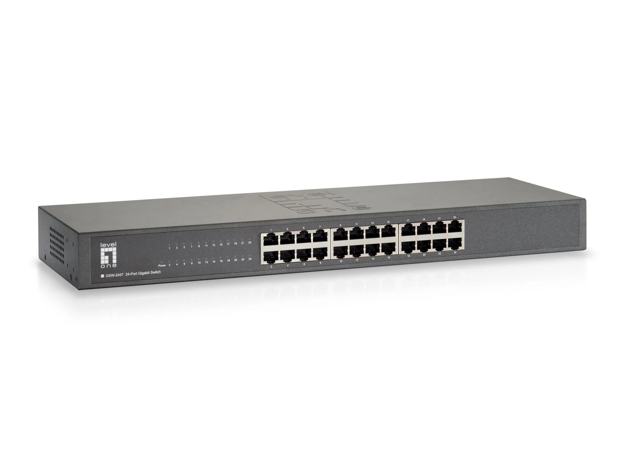 NET SWITCH 24PORT 10/100/1000M/GSW-2457 LEVELONE Levelone