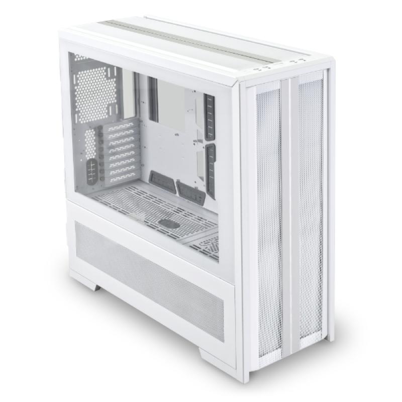 Carcasa LIAN LI V3000 PLUS GGF EDITION Full Tower ALB, Tempered Glass, Sloturi Expansiune 8 (8+3 cu sistem dual), Drive Bays:
