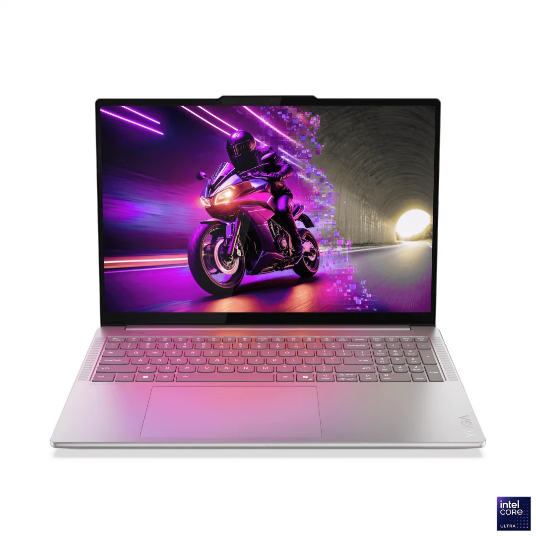 Laptop Consumer Lenovo Yoga Pro 9 16IAH10, cu procesor Intel Core Ultra 7 255H, 16'' OLED, 64 GB LPDDR5x, 2 TB SSD, NVIDIA GeForce RTX 5070, 8GB GDDR7, Windows 11 Pro
