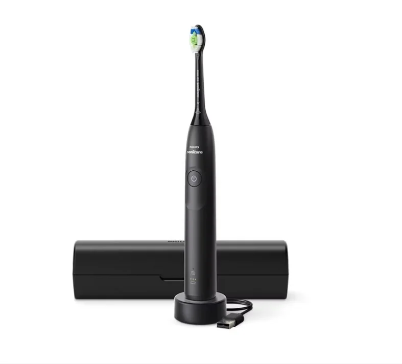 Periuta de dinti electrica PHILIPS Sonicare 5300 HX7101/02, 62000 miscari/min, 1 program, 1 capat, Negru Philips