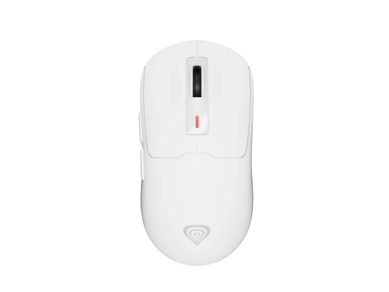 Mouse gaming wireless Gensesis Zircon 660 PRO, senzor optic Pixart PAW3395, interfata USB, rezolutie maxima 26000 DPI, numar butoane 6, iluminare RGB, switch mecanic Kailh 8.0, alb