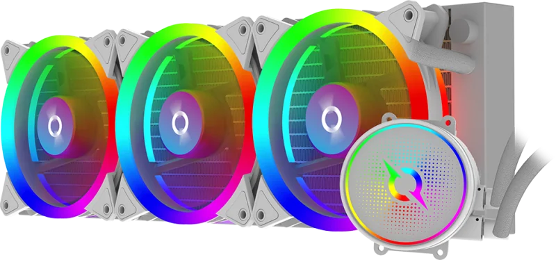 Cooler Procesor AQIRYS AQUARIUS 360 AIO, Lichid, 3 ventilatoare, aRGB Aqirys