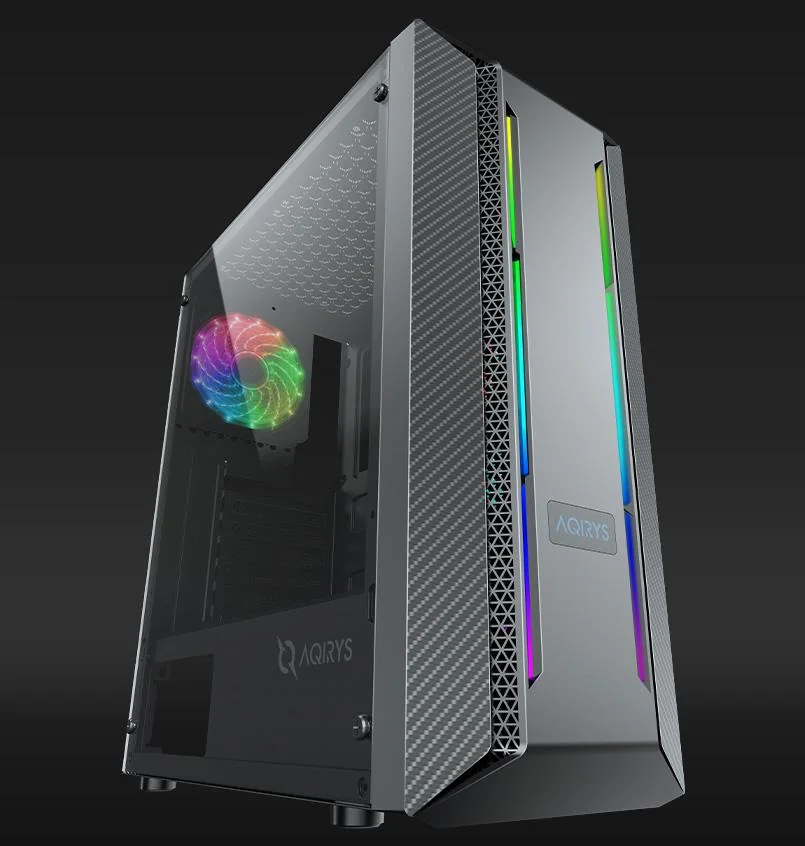 Carcasa AQIRYS MIZAR, RGB, Mid Tower, Black Aqirys