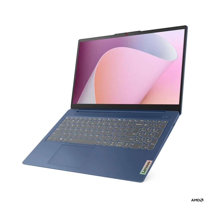 Laptop Consumer Lenovo IdeaPad Slim 3 15ABR8, cu procesor AMD Ryzen 7 5825U, 15.6'' IPS, 16 GB DDR4, 512 GB, AMD Radeon Graphics, Fara OS, 3 ani Garantie Lenovo