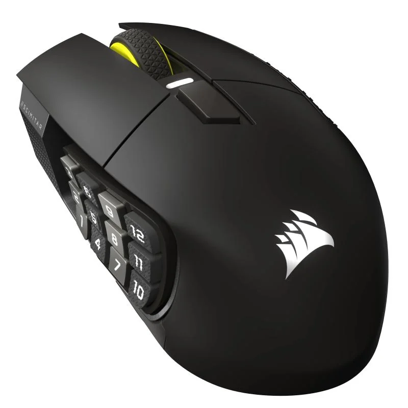 Mouse Gaming Wireless CORSAIR Scimitar Elite Wireless SE, 33000 dpi, Negru Corsair