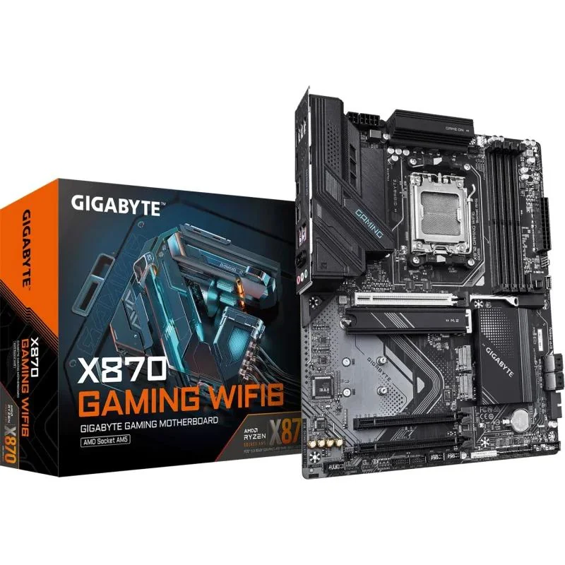 Placa de baza Gigabyte X870 GAMING WIFI6, Socket AM5, DDR5, ATX Gigabyte