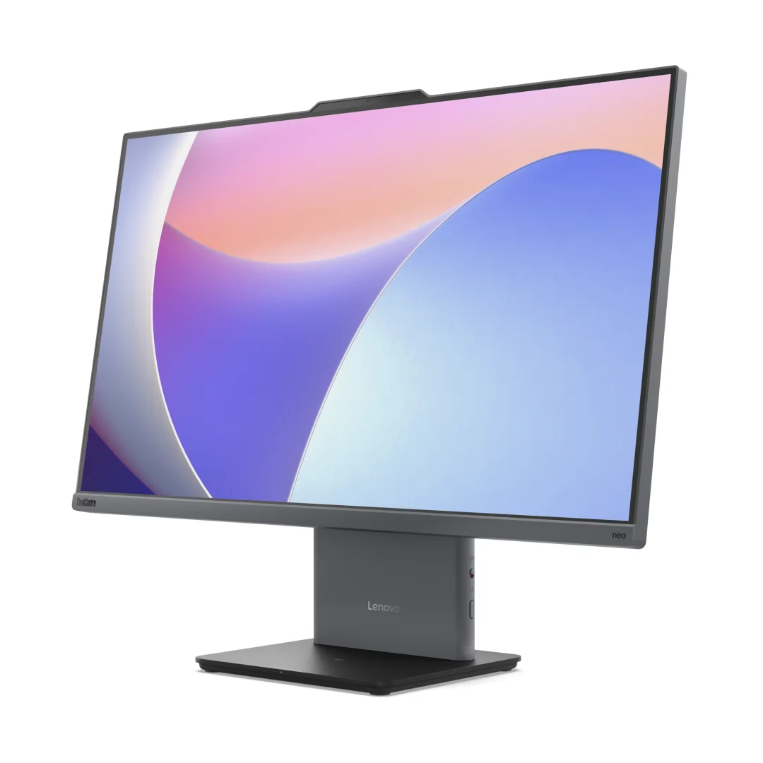 All-in-One Business Lenovo ThinkCentre neo 50a 27 Gen 5 AIO cu procesor Intel Core 7 240H pana la 5.2 GHz, 27 inch, FHD, 16 GB, Intel Graphics, FreeDos, Grey, 3 ani Garantie Lenovo