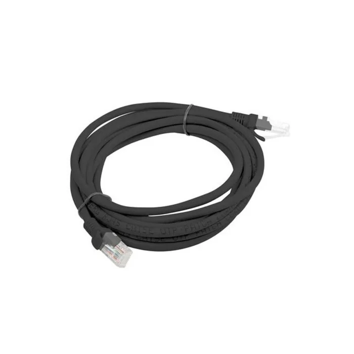 Patchcord Cat.6 UTP 3m black 10-pack Lanberg