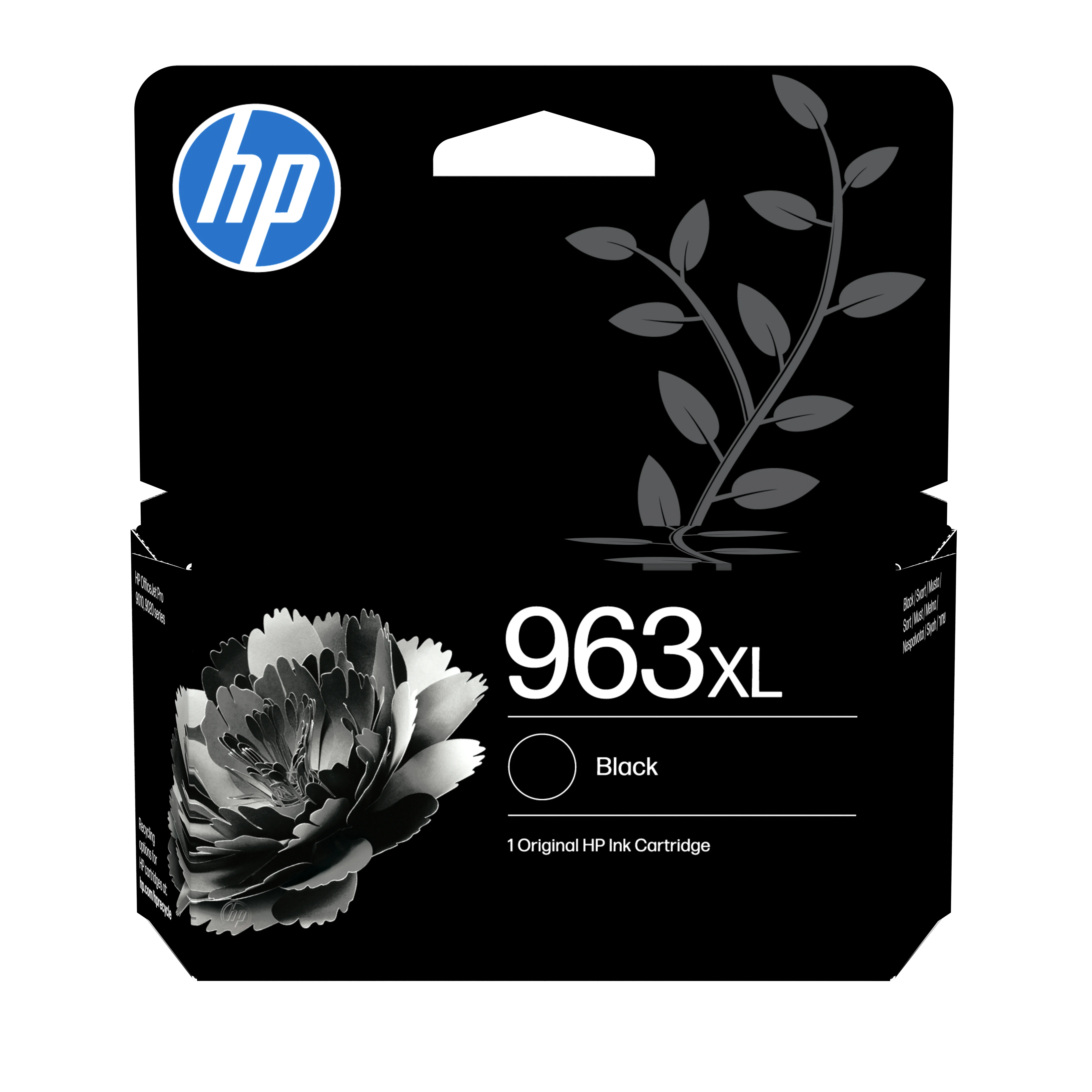 963XL High Yield Black Original Ink Cartridge HP