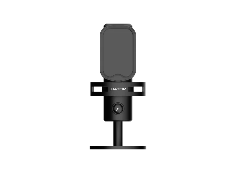 Microfon Hator Dreamcast X, Omni-directional, conectivitate Mini Jack 3.5 mm , USB-C, frecventa raspuns 30 Hz – 18 kHzm, negru Hator