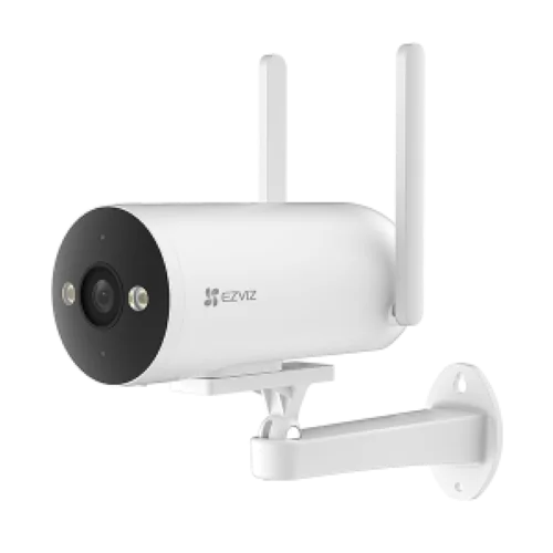CAMERA BULLET EZVIZ 4G 4MP IR 30M H5 4G, Senzor CMOS de scanare progresivă de 1/2.8", Lentila: 4mm@F1.6, IR 30M, Unghiul PT: view angle: 102°(Diagonal), 86°(Horizontal), 46° (Vertical), Compresie: H.265 / H.264, Alimentare: DC 12V/1A 7W Conectivitate: 4G Ezviz