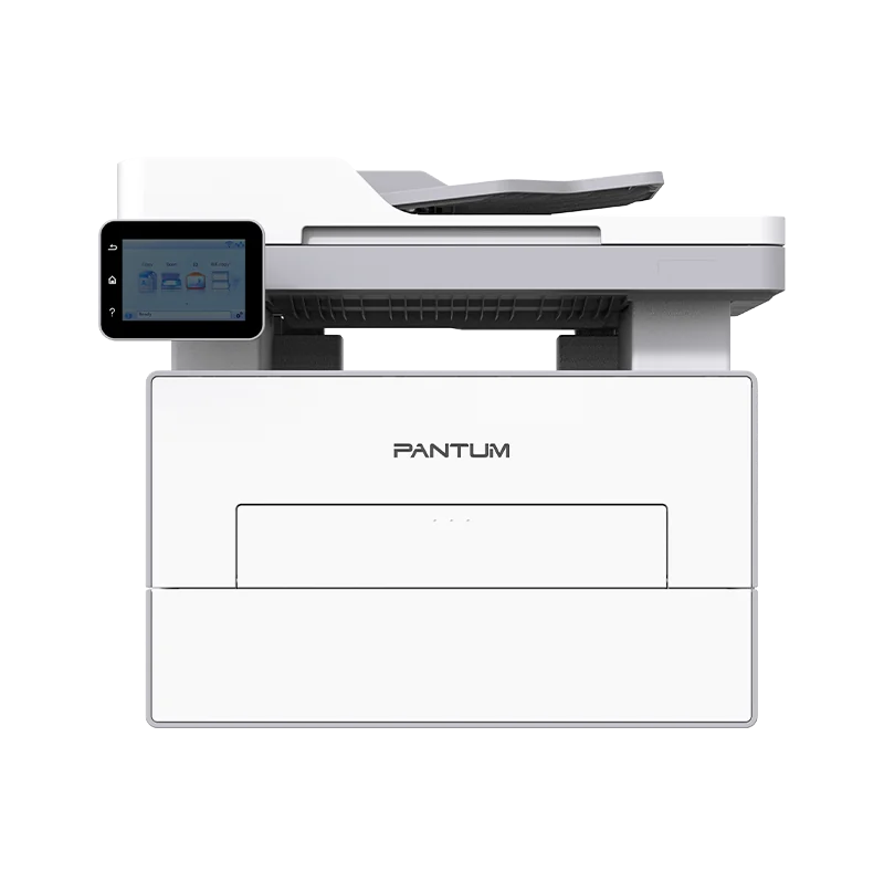 Multifunctional laser mono Pantum BM4300ADW A4, 33ppm, Procesor 800MHz, memorie 512MB, Limbaje PCL5e,PCL6,PS3,PDF1.7,GDI, Duplex, DADF, ADF 50 coli,Tava alimentare de 250 coli si tava iesire de 120 coli, Ecran tactil de 3.5 inchi, Recomandat pentru maxim