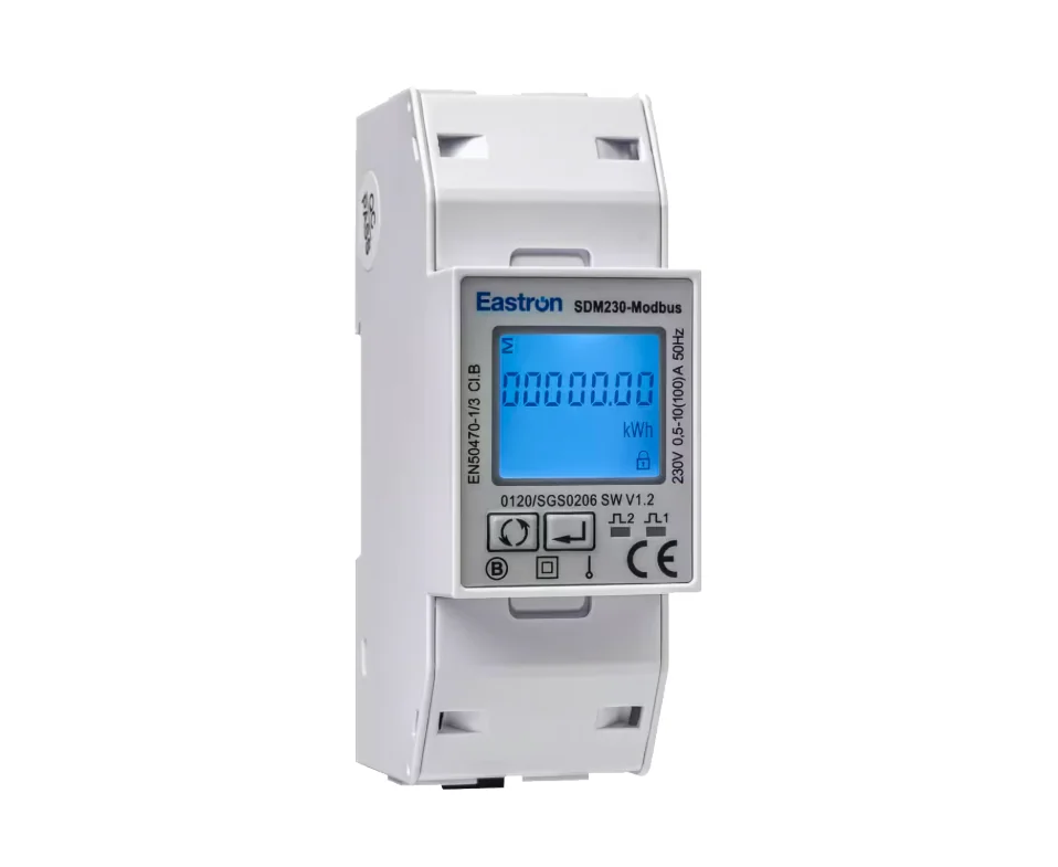 EASTRON SDM230-Modbus, 1p (L1, N), max. 100A, Modbus, direct connected AC wires. Solplanet