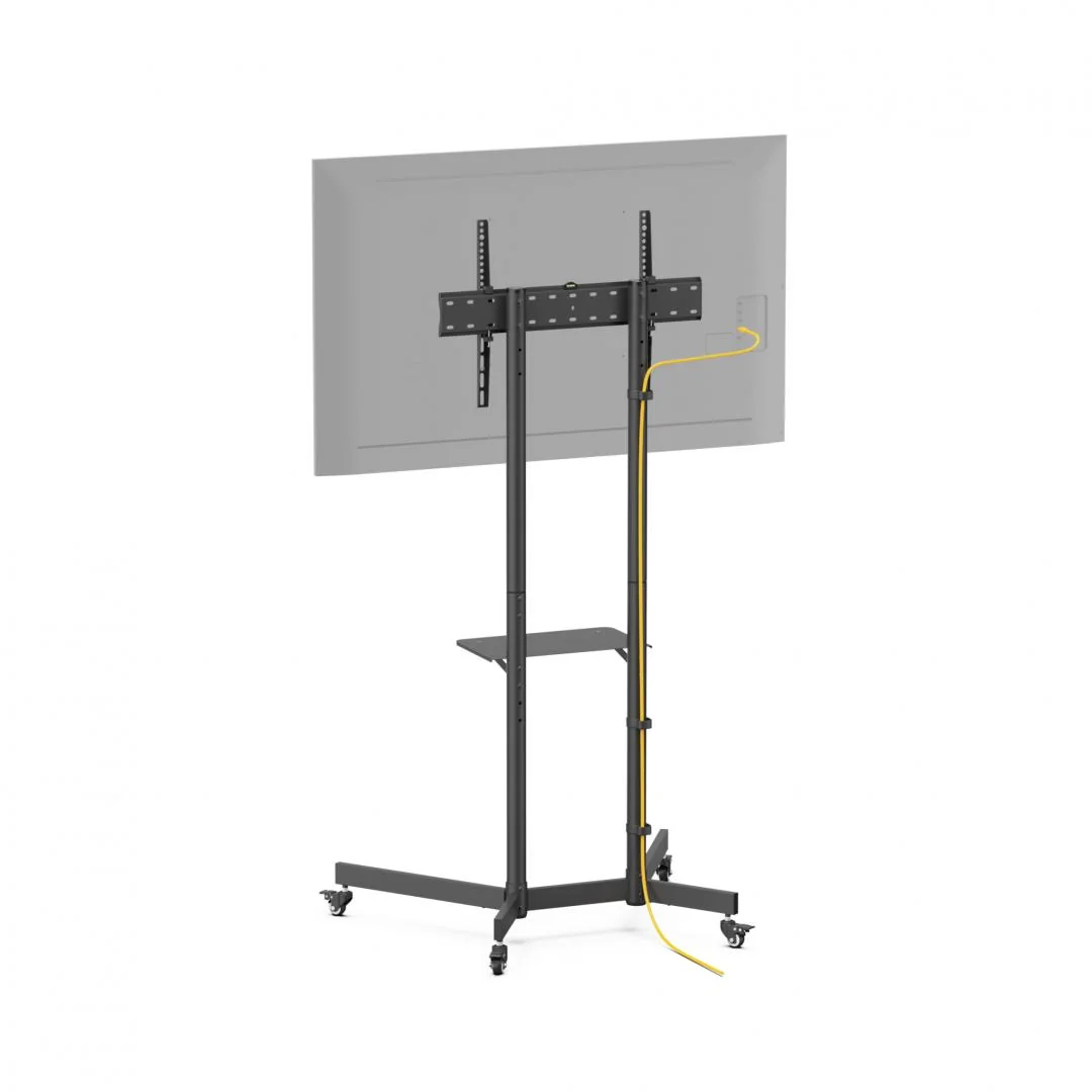 Stand TV Akai ST3670, compatibil pentru ecrane cu dimensiuni cuprinse intre 37" și 70”, VESA 600x400, inclinare +12° ~ -12°, interval inaltime 108mm (4.3"), negru Akai