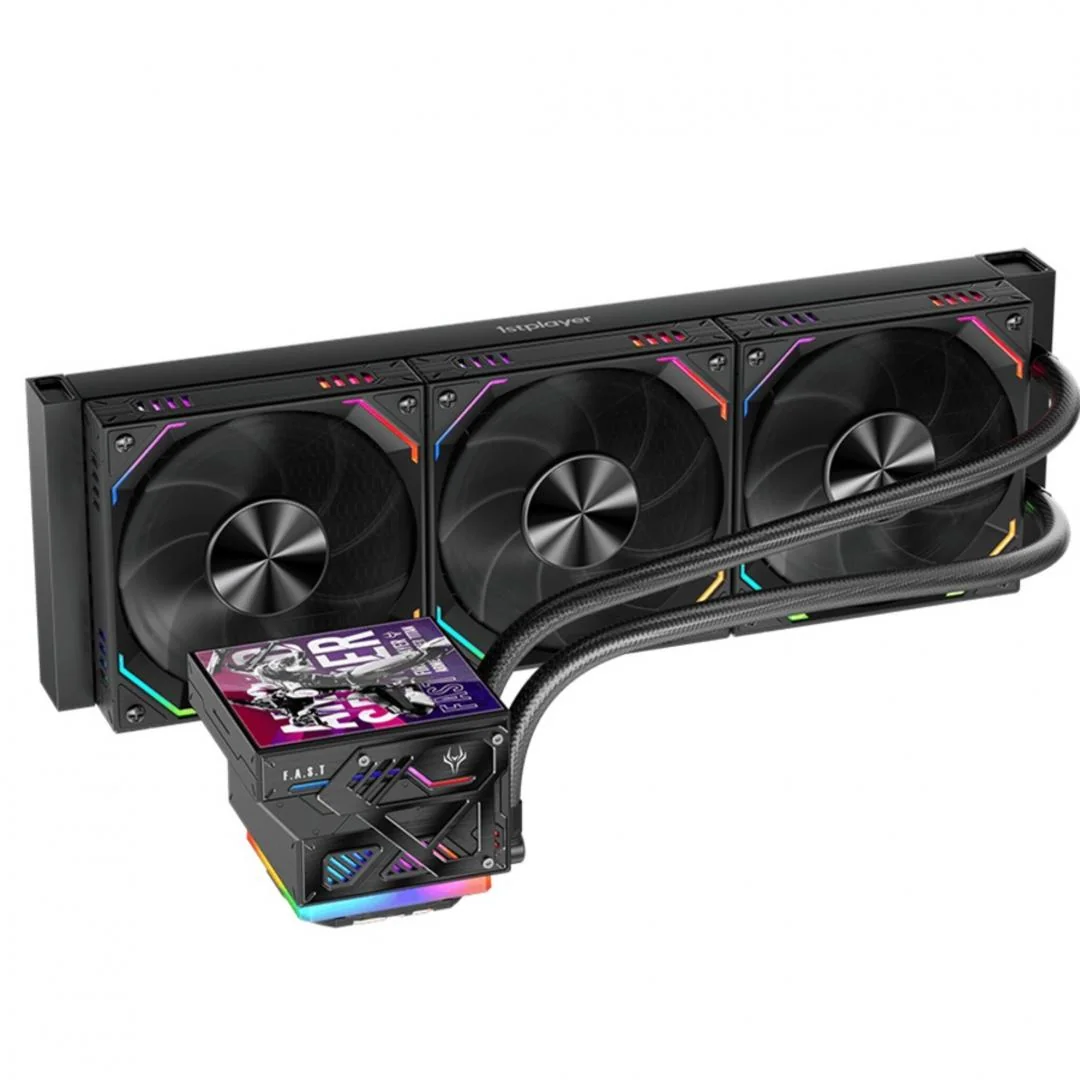 Cooler Procesor 1stPlayer FT 360-bk FAST aRGB, 12 cm, 3 ventilatoare, aRGB 1St Player