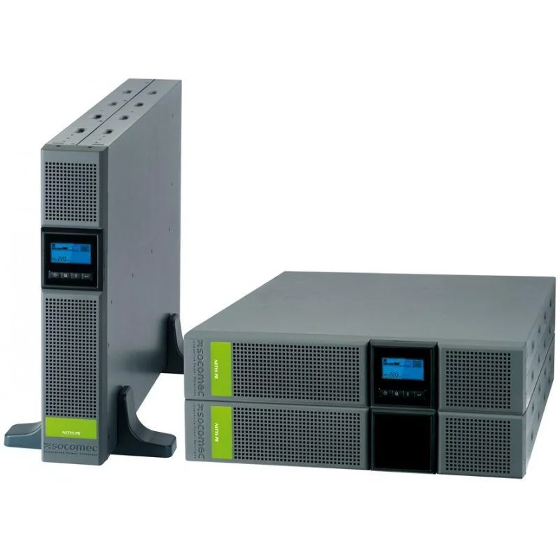 NeTYS PR-RT 3300VA/2700W 230V 50/60Hz WITH AVR, SINEWAVE,LCD PLUGS PROTECTED RJ45,1xUSB,1xRS232 BATTERY INCLUDED Socomec