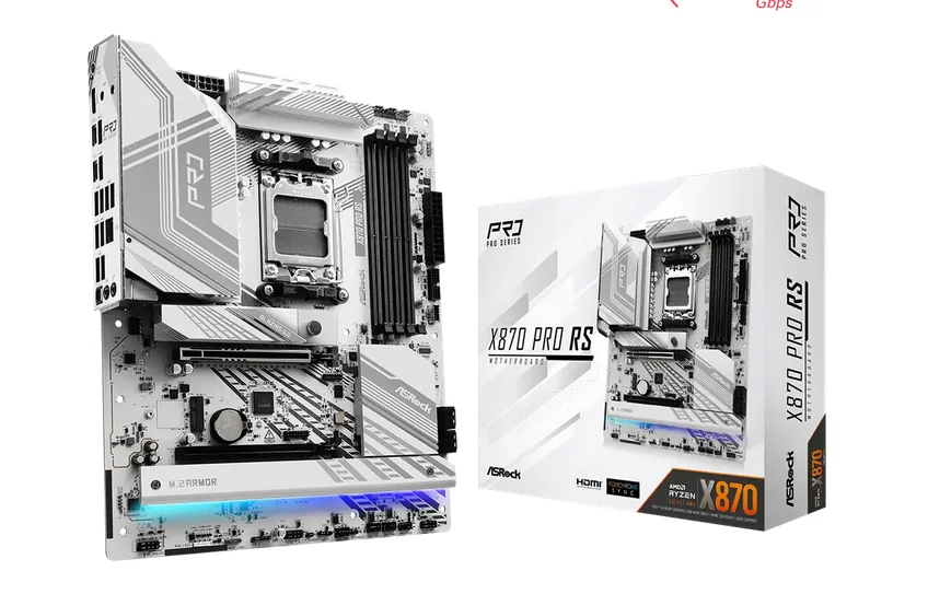 Placa de baza ASRock X870 PRO RS, Socket AM5, DDR5, ATX Asrock