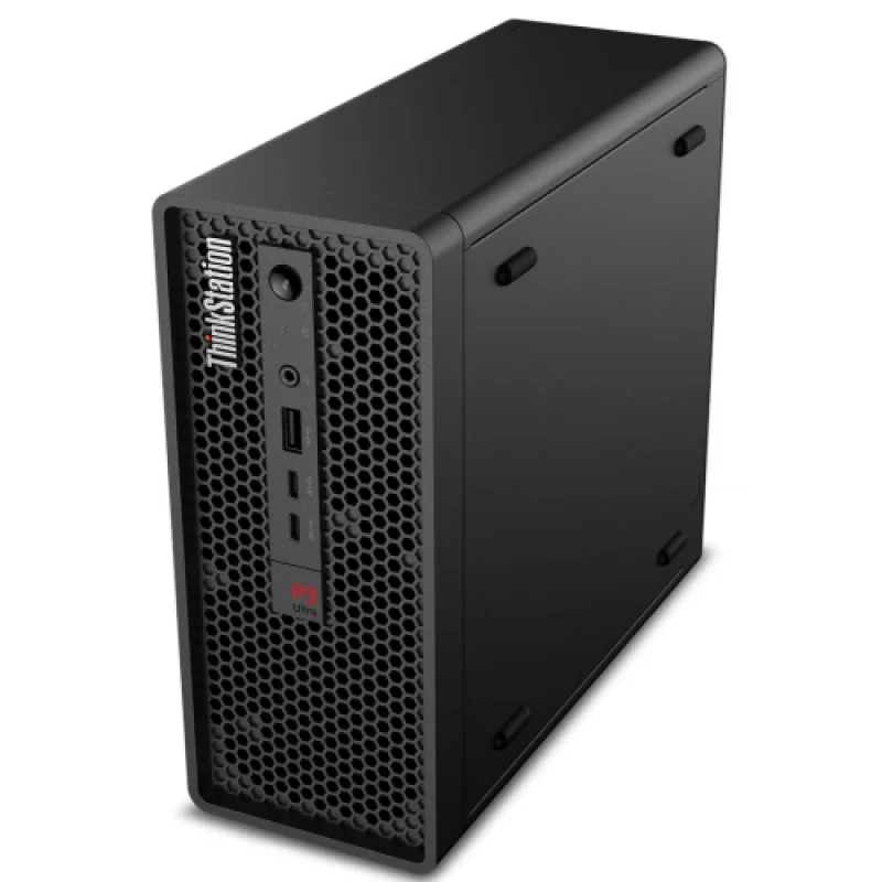Desktop Workstation Lenovo ThinkStation P3 Ultra SFF Gen 2 cu procesor Intel Core Ultra 9 285K pana la, 64 GB DDR5, 1TB SSD, Intel Integrated Graphics, Windows 11 Pro, Black, 3 ani Garantie Lenovo
