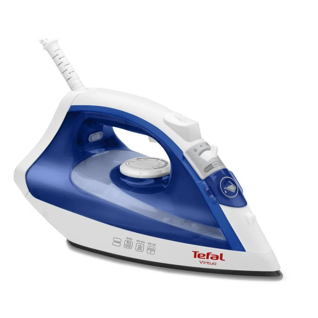 FIER DE CALCAT TEFAL FV1711E0, 1800W, 80G/MIN, nonstick, alb/albastru Tefal