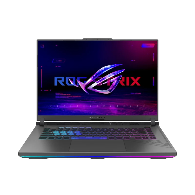 Laptop Gaming ASUS ROG Strix G16, G614PW-RV043, ecran 16-inch, rezolutie FHD+ 16:10 (1920 x 1200, WUXGA), IPS-level, 165Hz, 3ms, 300nits, Anti-glare, procesor AMD Ryzen™ 9 8940HX 2.4GHz (80MB Cache, up to 5.3GHz, 16 cores, 32 Threads), grafica NVIDIA® ASUS